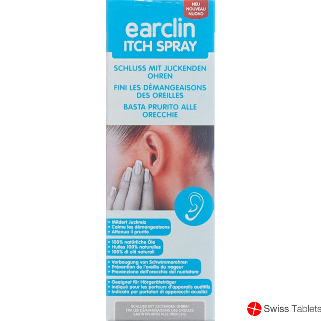 Earclin Itch Spray Flasche 20ml buy online