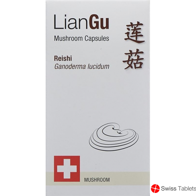 LianGu Reishi Mushrooms capsules tin 60 pieces buy online