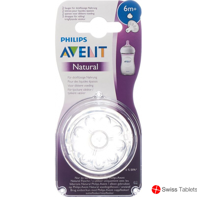 Avent Philips Natural Sauger 6m+ 2 Stück buy online