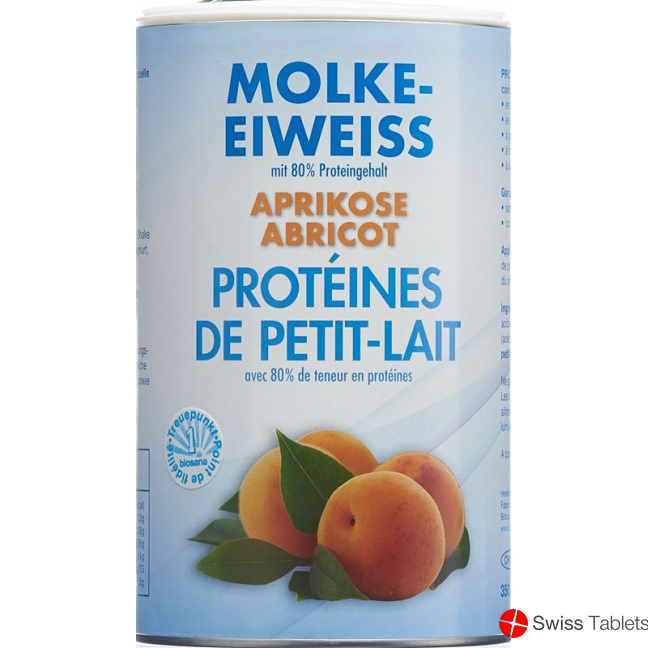 Biosana Molke Eiweiss Pulver Aprikose 350g buy online