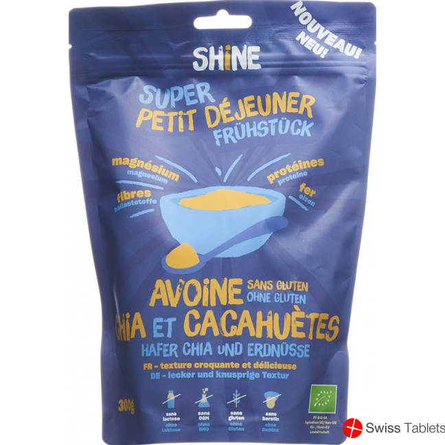 Shine Hafer Frühstück Chia & Erdnuss 300g buy online