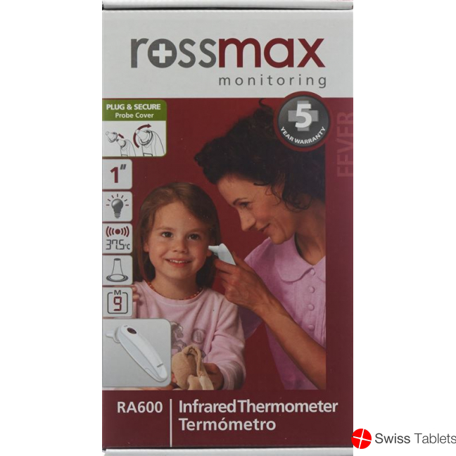 Rossmax ear thermometer infrared Ra600 buy online