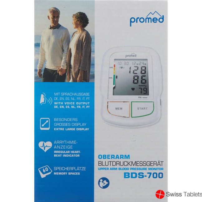 Promed upper arm blood pressure monitor M Sprachfun Bds-700 buy online