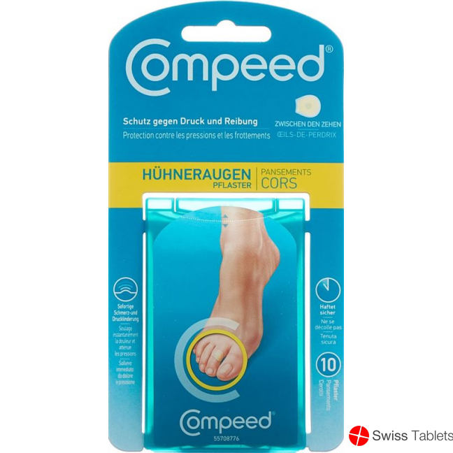 Compeed (pi) Huehneraugenpflaster Zwi Zehen 10 Stück buy online