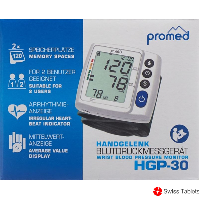Promed wrist blood pressure monitor Hgp 30 buy online