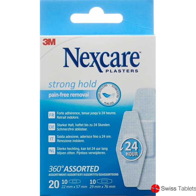 3M Nexcare Strong Hold 360? 2 Grössen Ass 20 Stück buy online