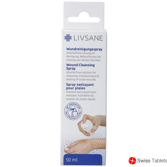 Livsane Wundreinigungsspray 50ml buy online