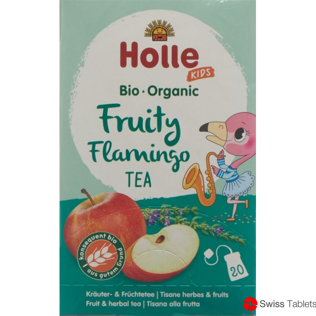 Holle Fruity Flamingo herbal and fruit tea Bio 20x 1.8g buy online