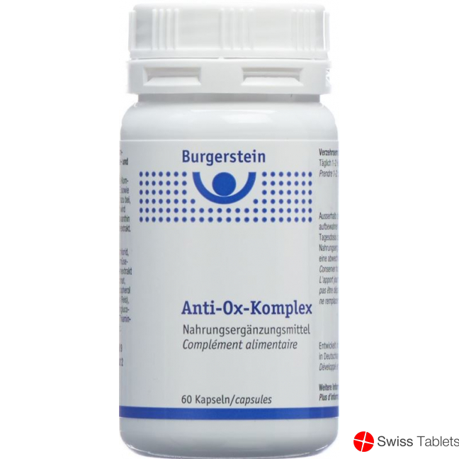 Burgerstein Anti-Ox-Komplex capsules Ds 60 pieces buy online