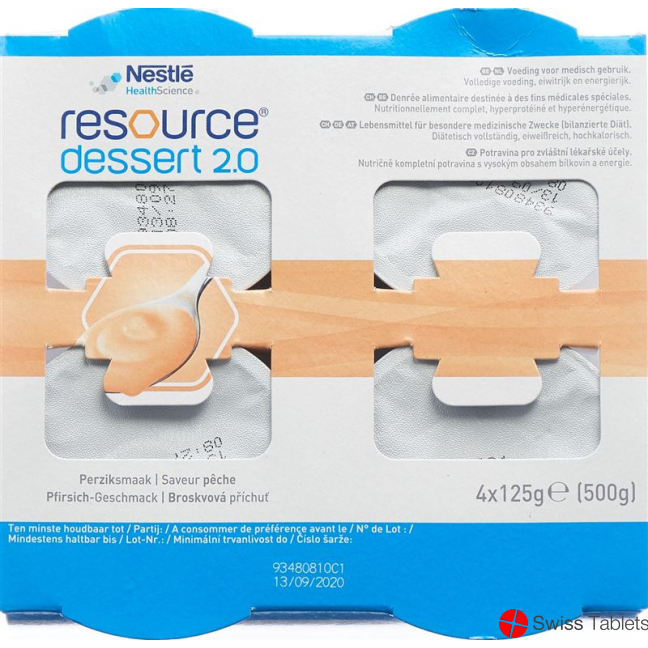 Resource Dessert 2.0 Pfirsich 4 Cup 125ml buy online