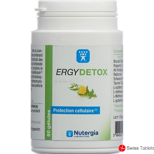 Nutergia Ergydetox Gelules Dose 60 Stück buy online