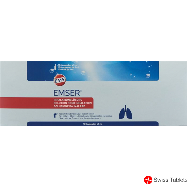 Emser inhalation solution 100 ampoules 5ml buy online