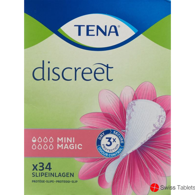 Tena Discreet Mini Magic 34 Pieces buy online