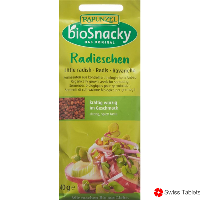 Biosnacky Radieschen Beutel 40g buy online