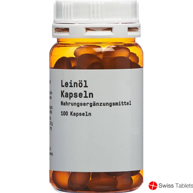 Naturage Leinöl Kapseln Dose 100 Stück buy online
