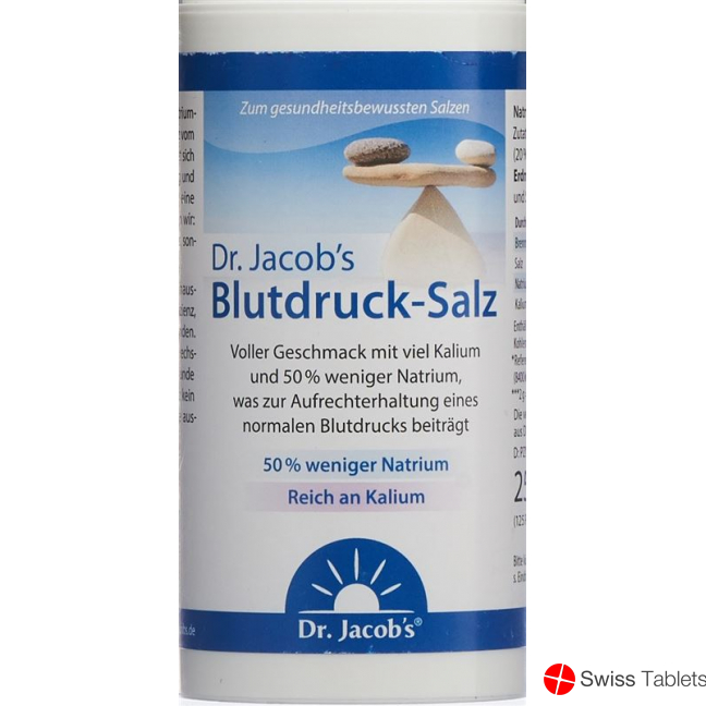 Dr. Jacob's Blutdruck-Salz Dose 250g buy online Dr. Jacob's Blutdruck-Salz Dose 250g buy online