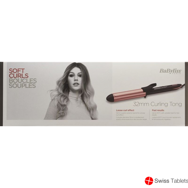 Babyliss curling iron Rose Quartz 32mm buy online