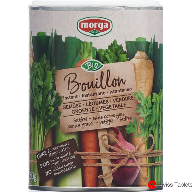 Morga Gemüse Bouillon Go Clean Fettfrei Bio 250g buy online