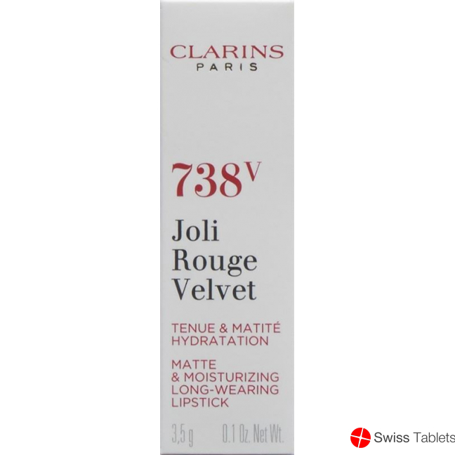 Clarins Joli Rouge Velvet No 738v buy online