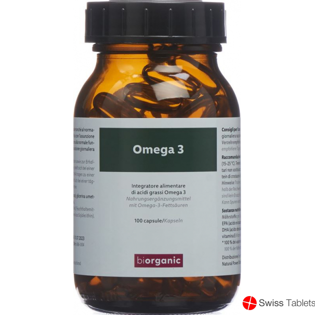 Biorganic Omega-3 Kapseln I/d Dose 100 Stück buy online