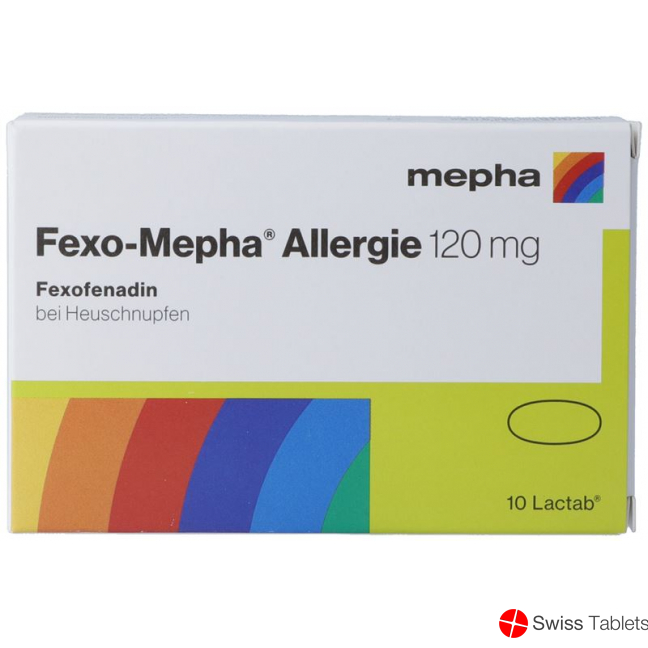 Fexo Mepha Allergie Lactab 120mg 10 Stück buy online