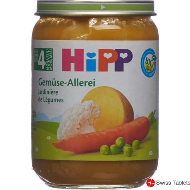 Hipp Gemüse-allerlei Glas 190g buy online