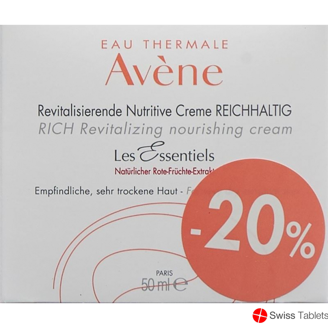Avène Nutritive Creme Reichhaltig -20% 50ml buy online