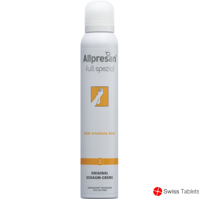 Allpresan Fuss Spez 3 Schaum Sehr Tr Haut 200ml buy online