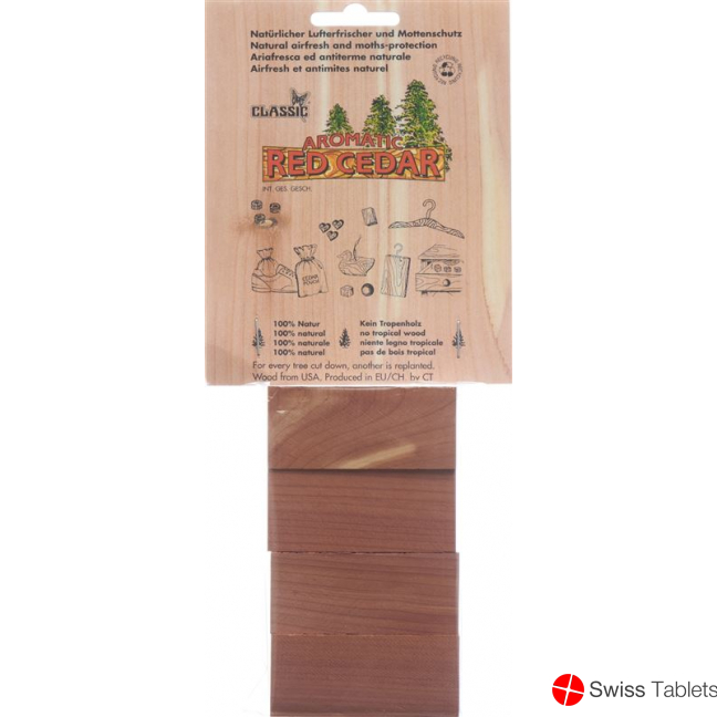 Rote Zeder Zedernholz Block 4 Stück buy online