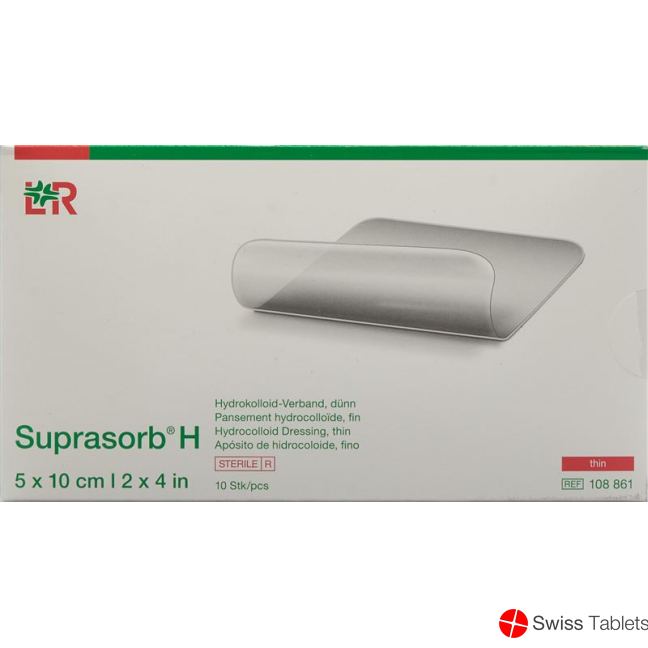 Suprasorb H Duenn 5x10cm 10 Stück buy online