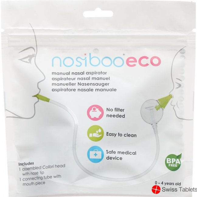 Nosiboo Eco Mouth Operated Nasal Aspirator buy online