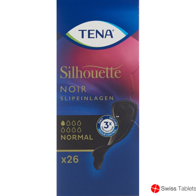 Tena Silhouette Noir Panty liner 26 pieces buy online