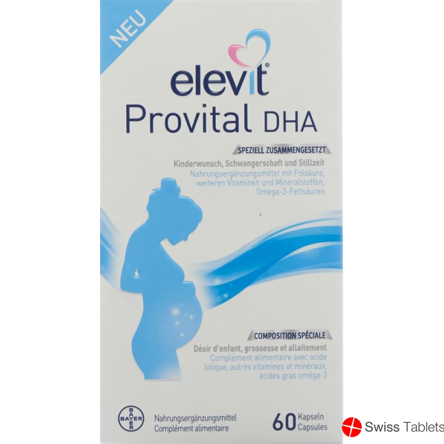 Elevit Provital DHA 60 capsules buy online