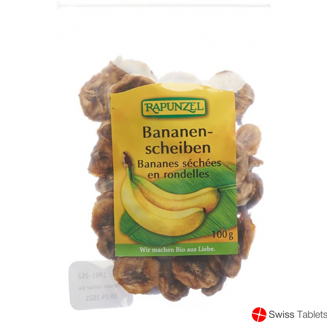 Rapunzel Bananen-Scheiben Getrocknet Beutel 100g buy online