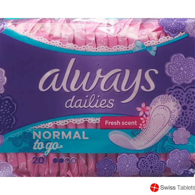 Always panty liner Singles odour neutralizing normal 20 pieces buy online