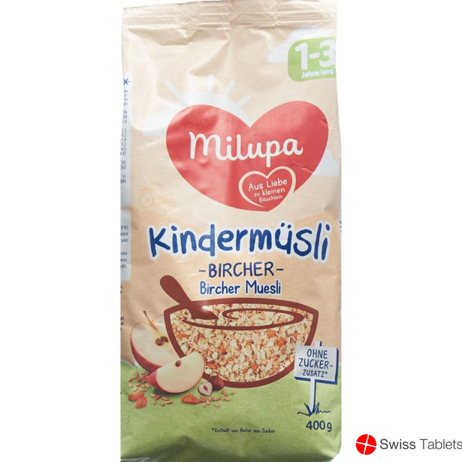 Milupa Kindermüesli Bircher ab dem 1. Jahr 400 Stück buy online