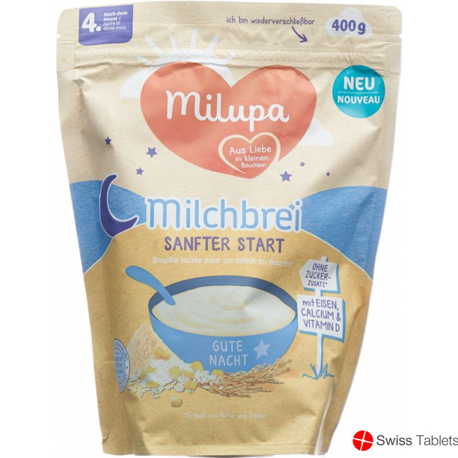 Milupa Goodnight Gentle Start Milk Mash from the 4th month 400g buy online