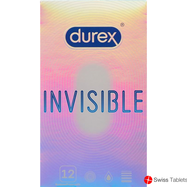 Durex Invisible Condoms 12 pieces