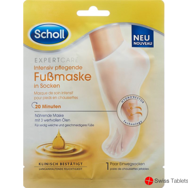Scholl Intensive care foot mask 3-fold effect 2 pieces buy online