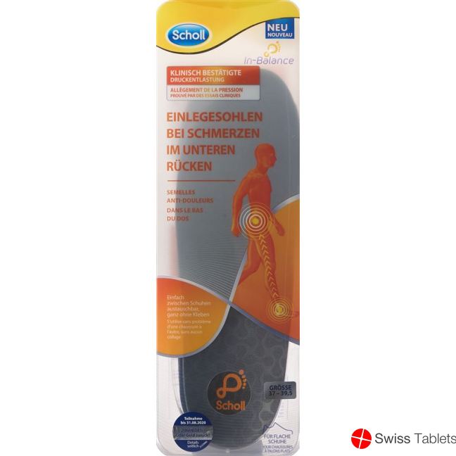 Scholl In-Balance Insert 37-39.5 lower back 2 pieces buy online