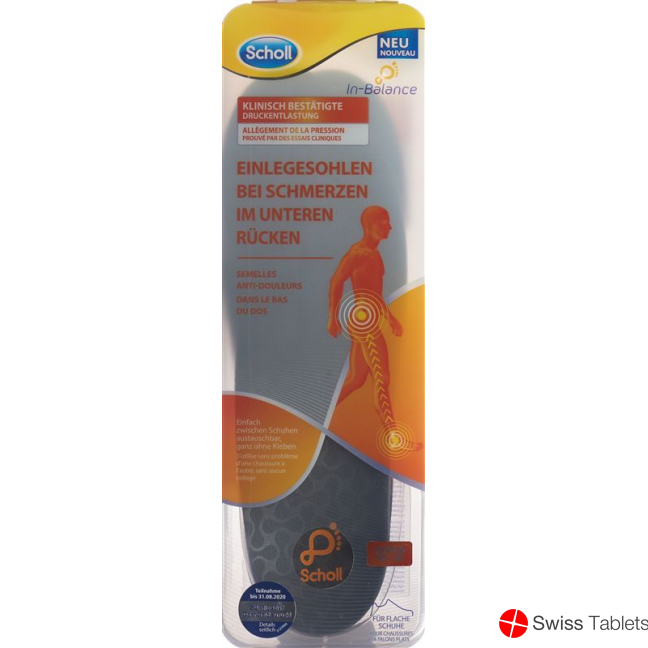 Scholl In-Balance Insert 40-42 lower back 2 pieces buy online