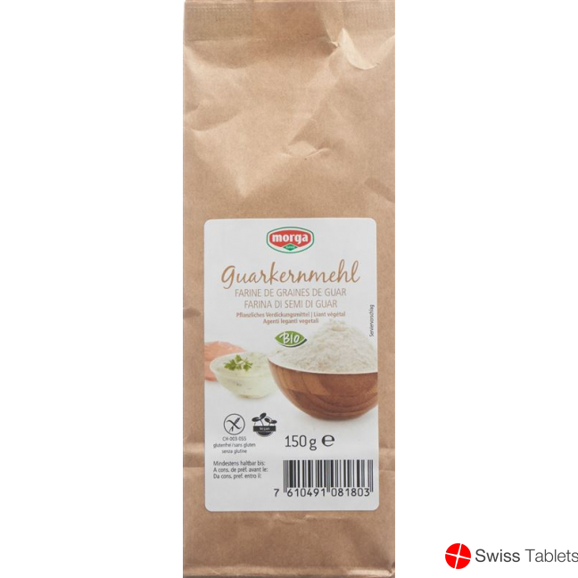 Morga Guarkernmehl Glutenfrei Bio Beutel 150g buy online
