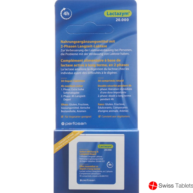 Lactazym 20,000 Long-Term Depot Tablets Tin 30 pcs. buy online