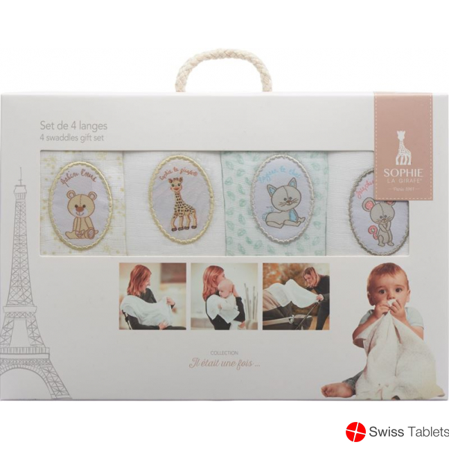 Sophie La Girafe 4 Piece Diaper Set buy online