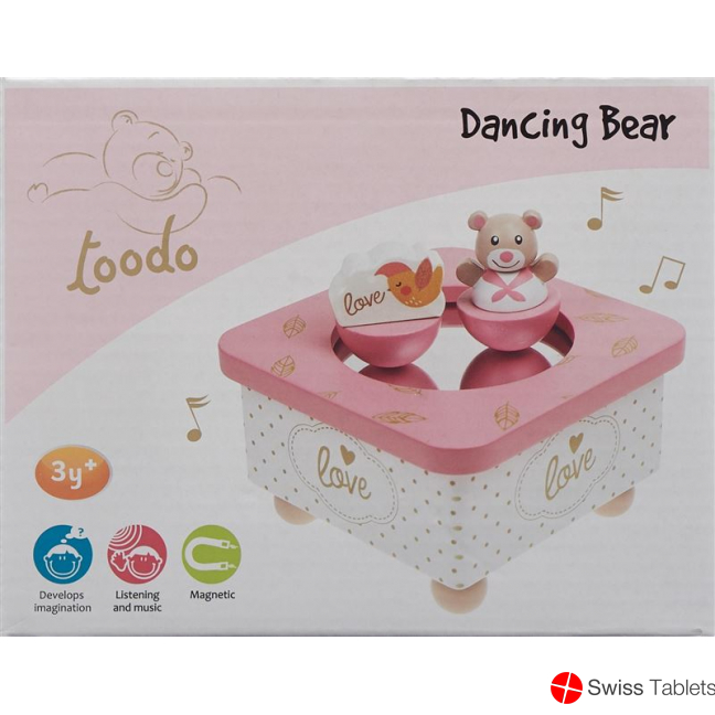 Toodo Golden Bär Musik Box Pink buy online