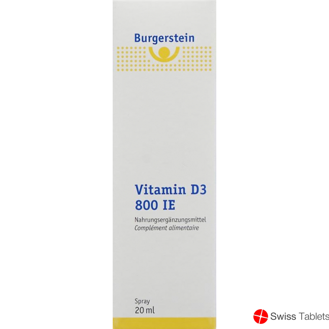 Burgerstein Vitamin D3 800 IU Spr 20 ml buy online