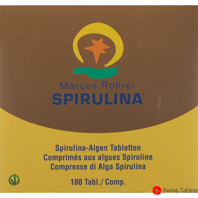 Spirulina Marcus Rohrer Tabletten Refill Beutel 180 Stück buy online