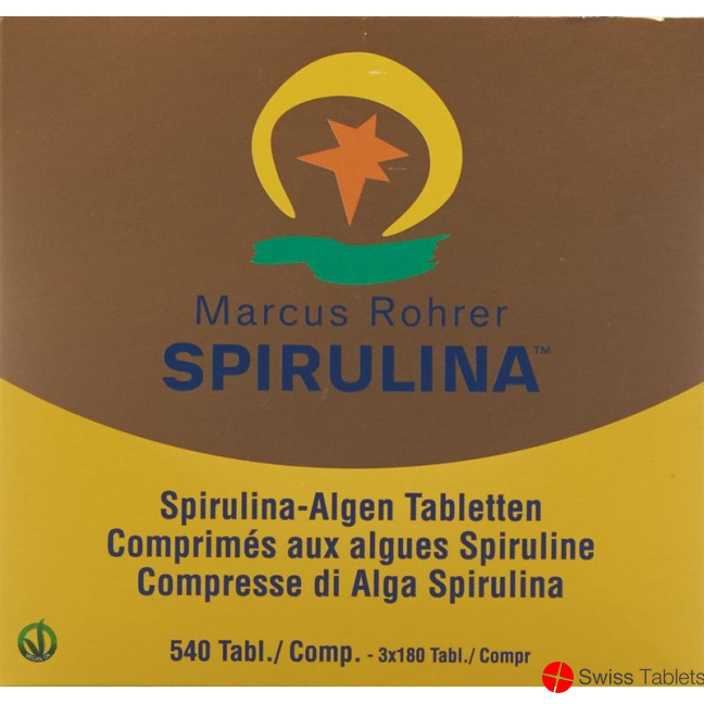 Spirulina Marcus Rohrer Tabletten Refill Karton 540 Stück buy online