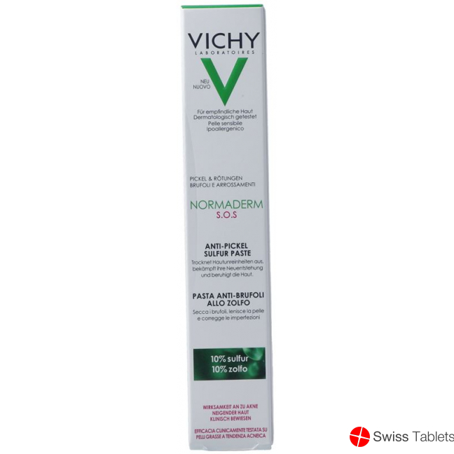 Vichy Normaderm S.O.S. Anti-Pimple Sulphur Paste 20ml buy online