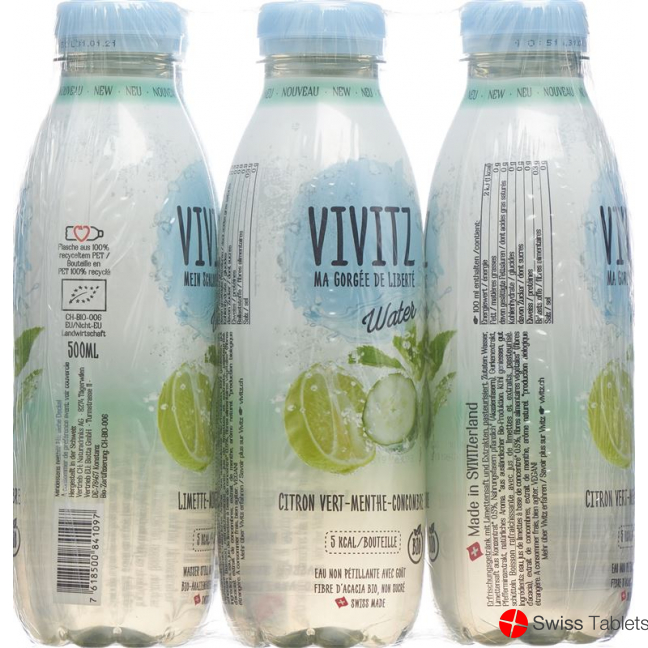 Vivitz Water Limette-minze-gurke 6 Flasche 0.5L buy online